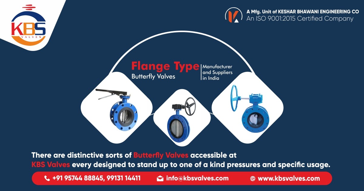 Flange Type Butterfly Valves Manufacturer in Ahmedabad