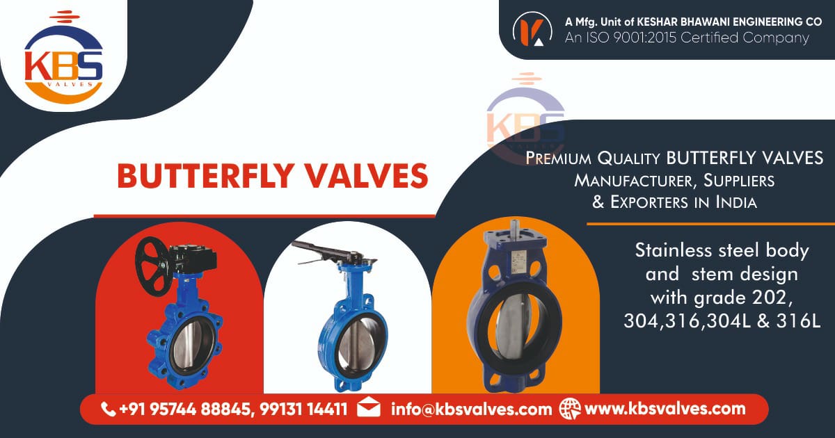 Butterfly Valves Manufacturer & Suppliers in India