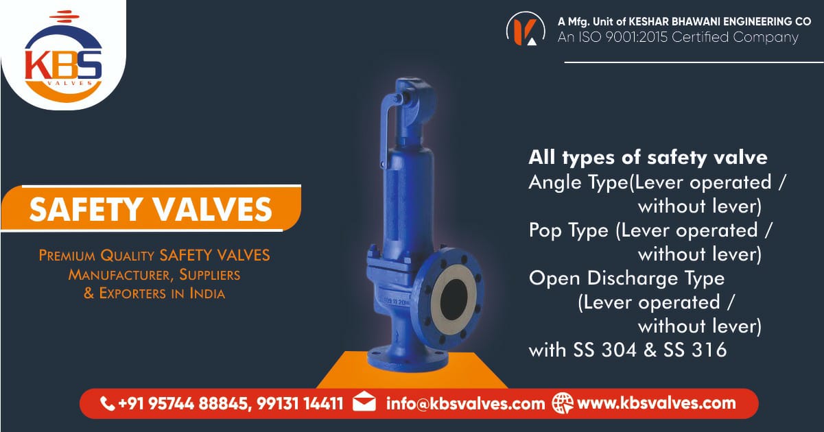 Safety Valves Manufacturer, Exporters & Suppliers in India