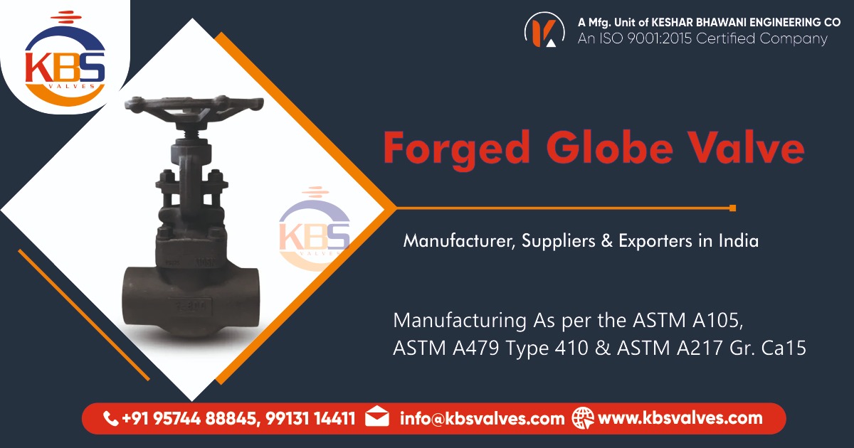 Forged Global Valve Manufacturer, Suppliers & Exporters in India