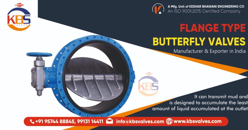 Flange Type Butterfly Valves Manufacturer, Suppliers & Exporters in India