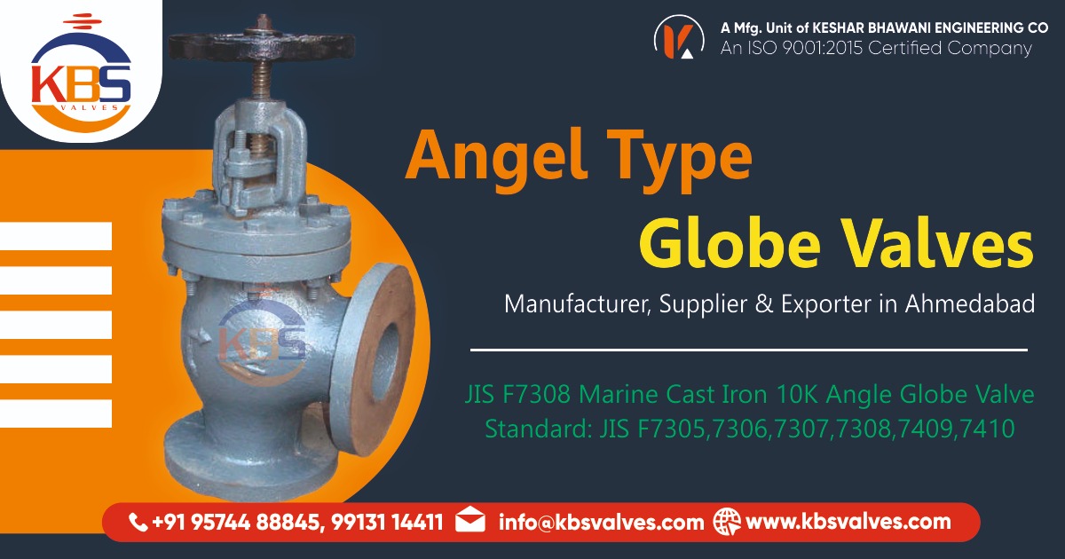 Angle Type Globe valve Manufacturer, Suppliers & Exporters in India