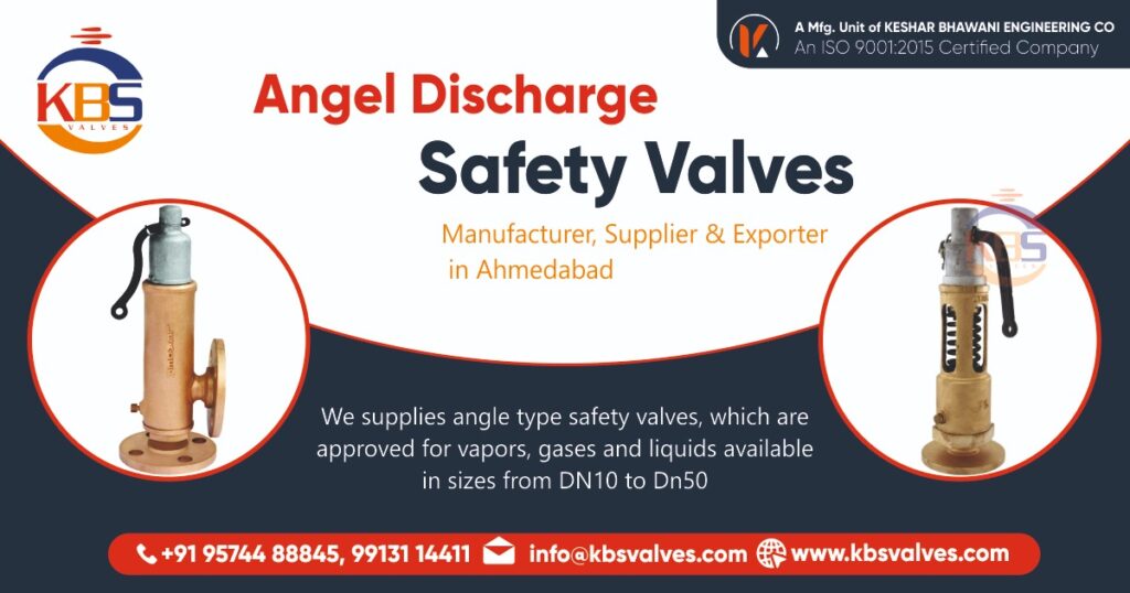 Angle Discharge Safety Valve Manufacturer in India