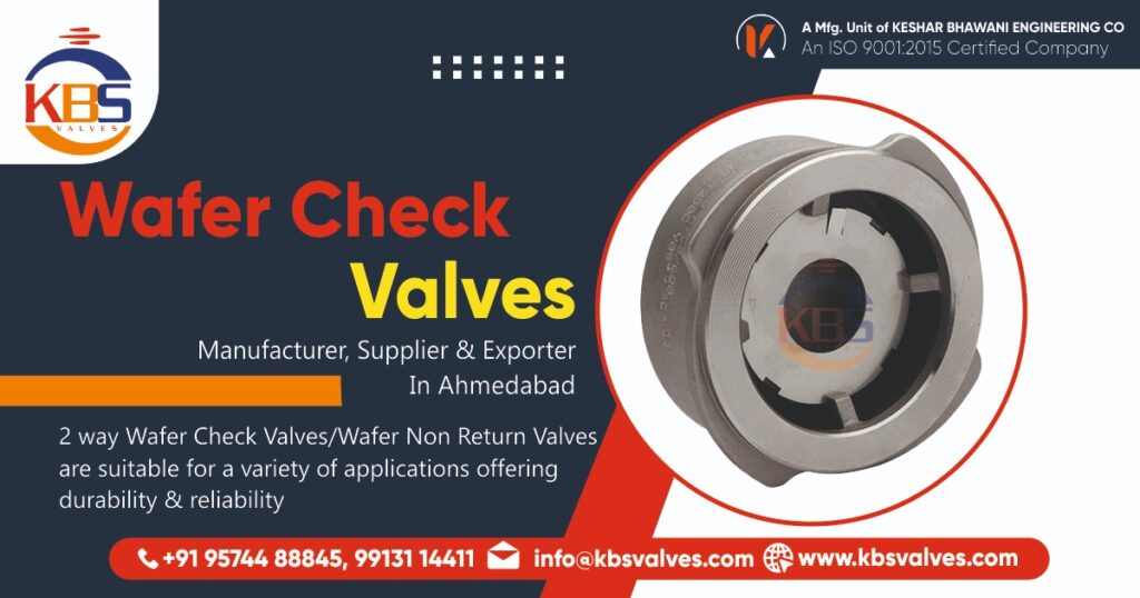 Wafer Check Valves Manufacturer in India