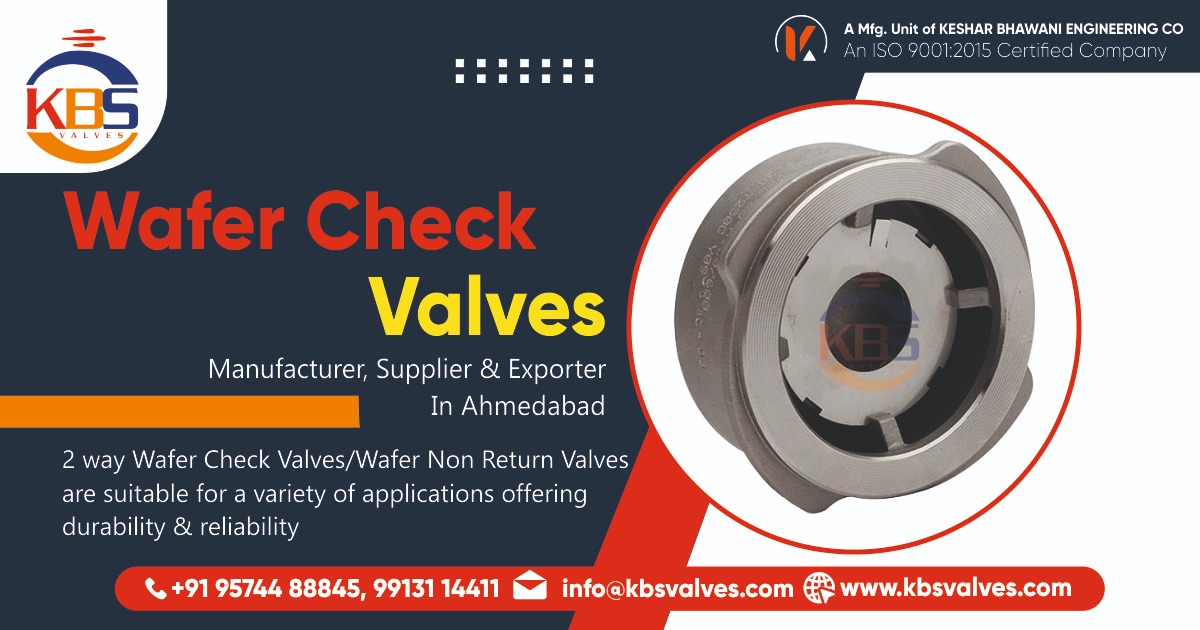 Wafer Check Valves Manufacturer in India