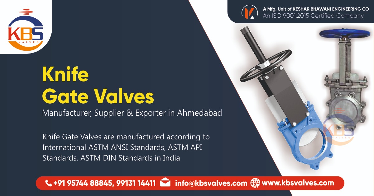 Knife Gate Valves Suppliers in India