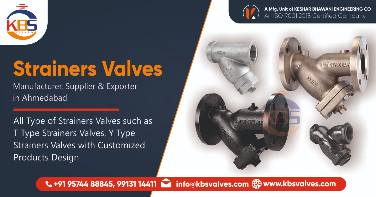 Strainers Valves Manufacturer in India