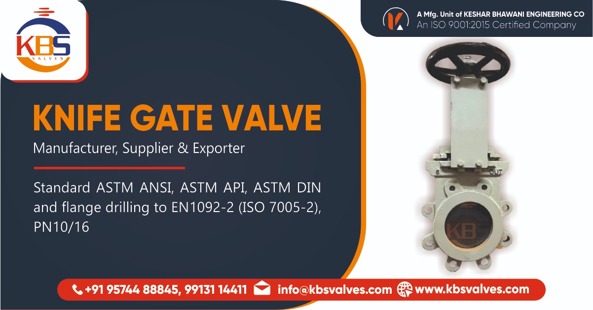 Knife Gate Valve Manufacturer in Ahmedabad