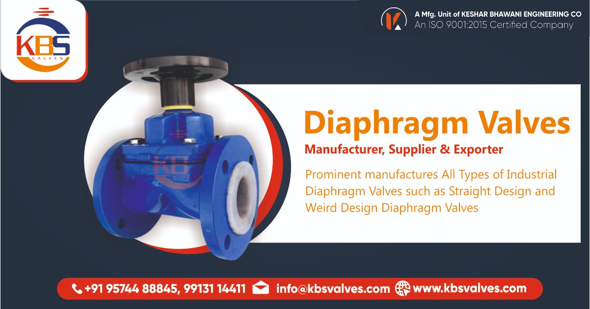 Diaphragm Valves Supplier in Ahmedabad