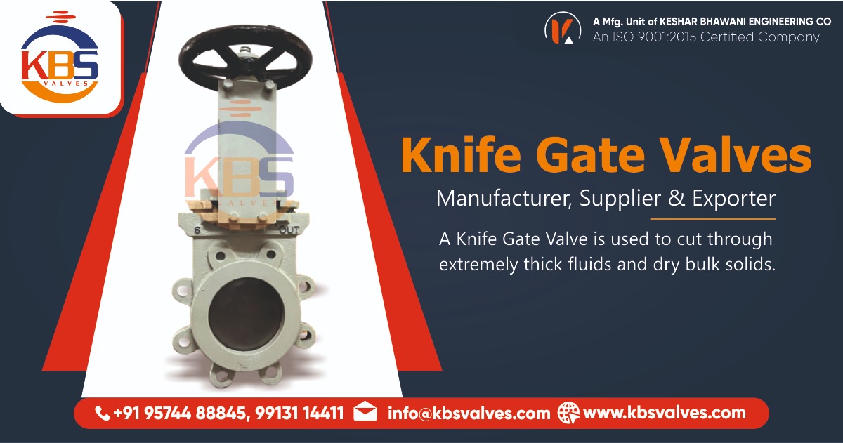 Knife Gate Valve Manufacturer in Ahmedabad, Gujarat, India