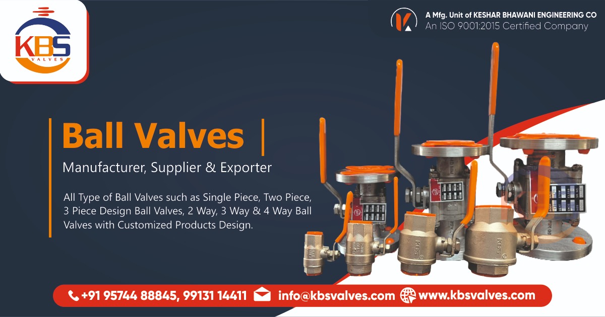 Ball Valves Manufacturer in Ahmedabad, Gujarat, India