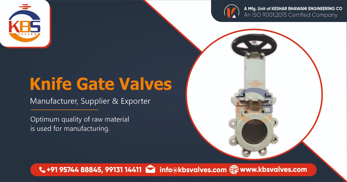 Knife Gate Valves Suppliers in Ahmedabad, Gujarat, India