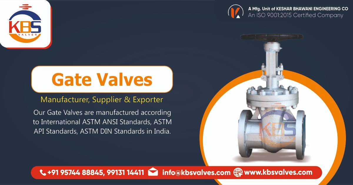 Gate Valves Manufacturer in Ahmedabad, Gujarat, India