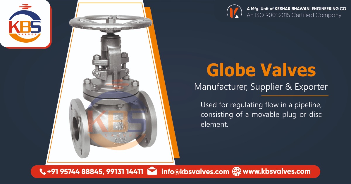 Globe Valves Manufacturer in Ahmedabad, Gujarat, India