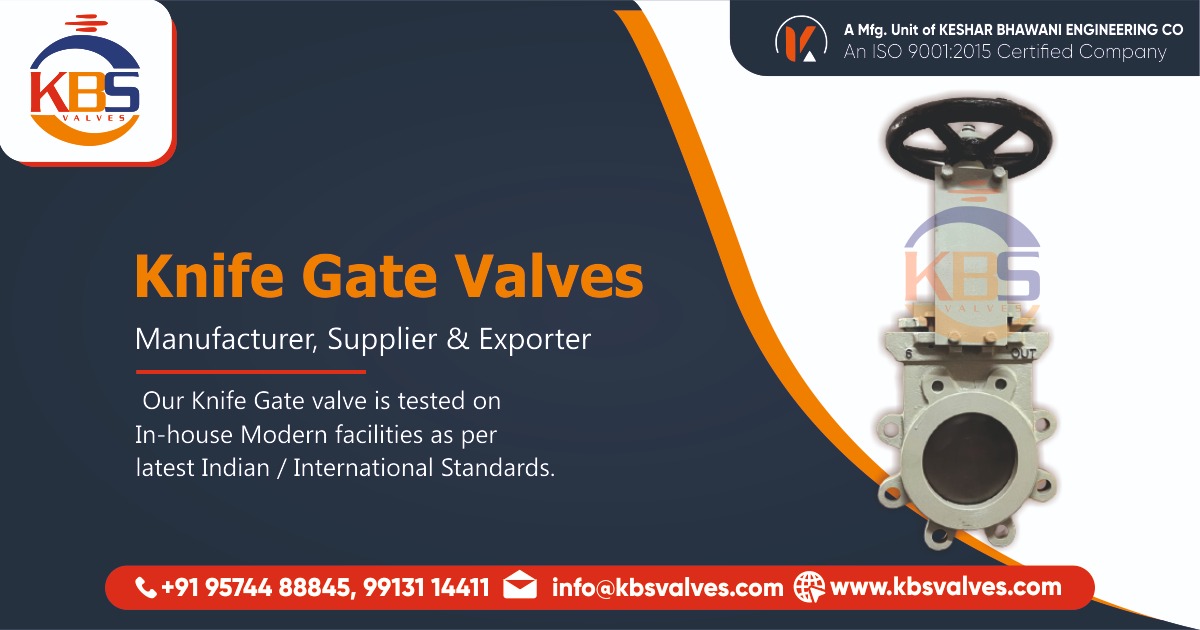 Knife Gate Valves Suppliers in Ahmedabad, Gujarat, India