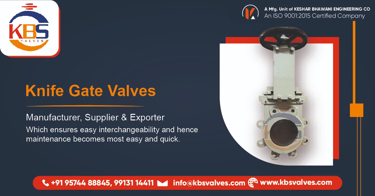 Knife Gate Valves Suppliers in Ahmedabad, Gujarat, India