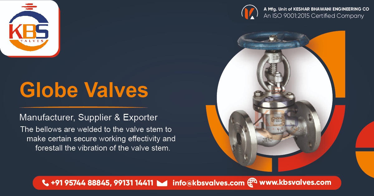 Globe Valves Manufacturer in Ahmedabad, Gujarat, India