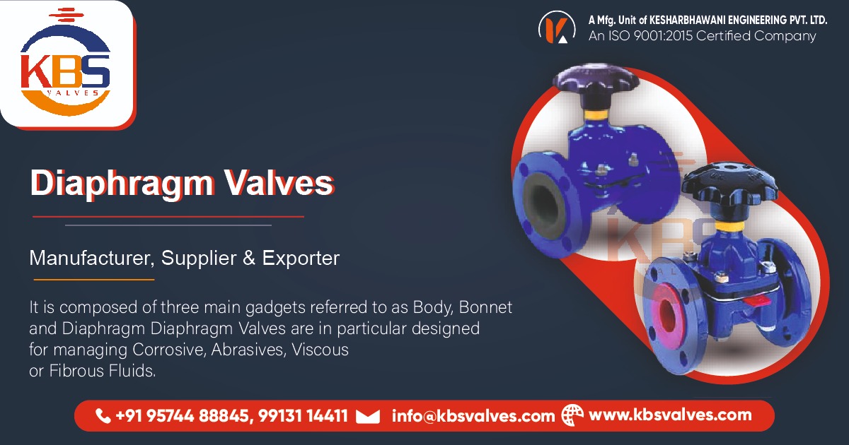 Diaphragm Valves Supplier in Ahmedabad, Gujarat, India