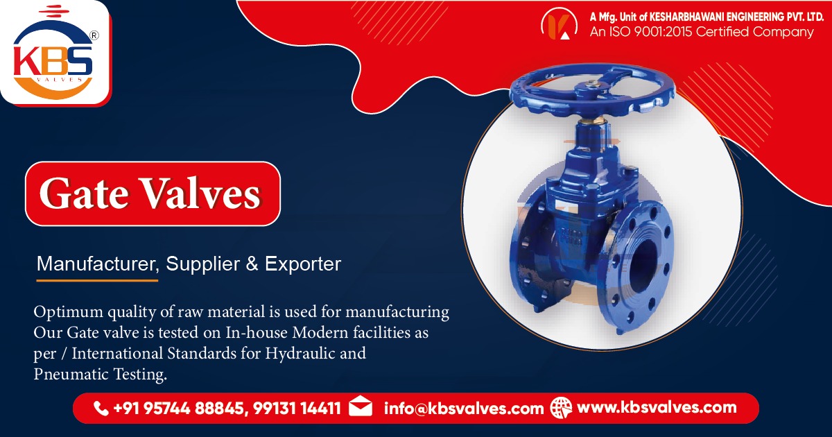 Gate Valves Manufacturer in Ahmedabad, Gujarat, India