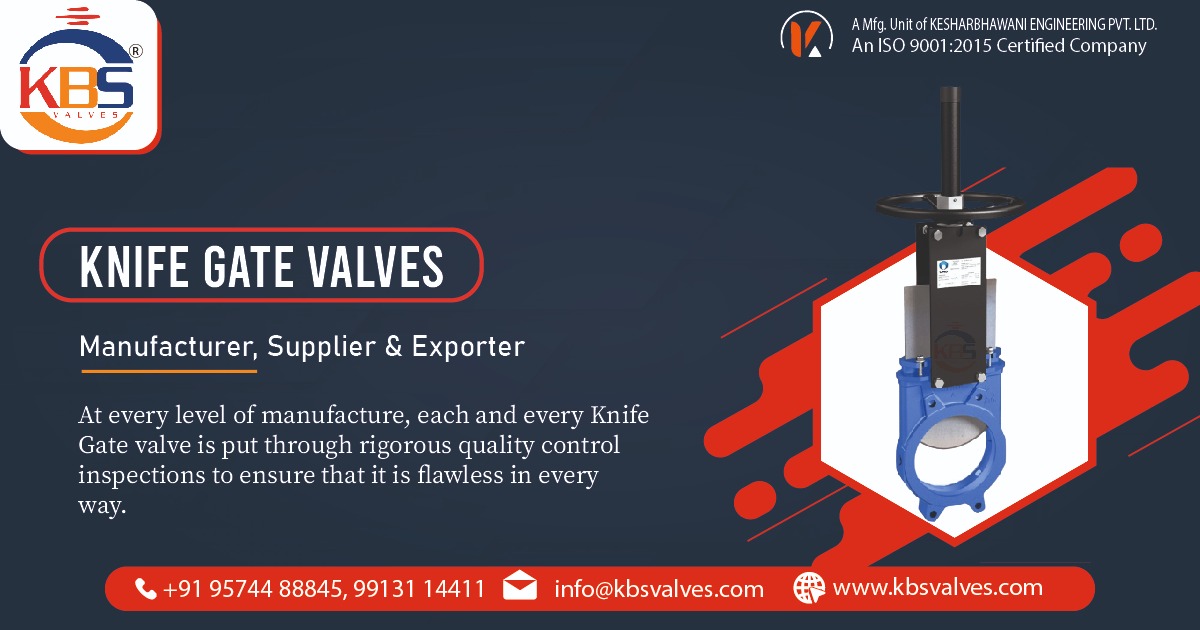 Knife Gate Valves Suppliers in Ahmedabad, Gujarat, India