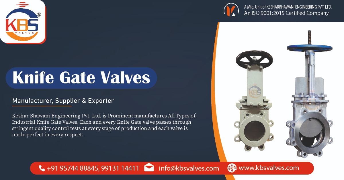 Knife Gate Valves Suppliers in Ahmedabad, Gujarat, India