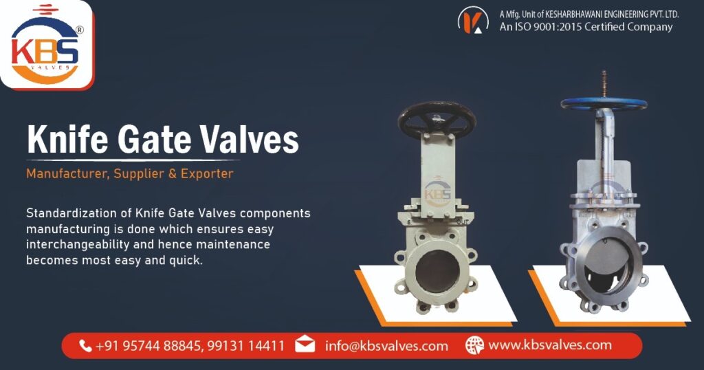Knife Gate Valves Suppliers in Ahmedabad, Gujarat, India