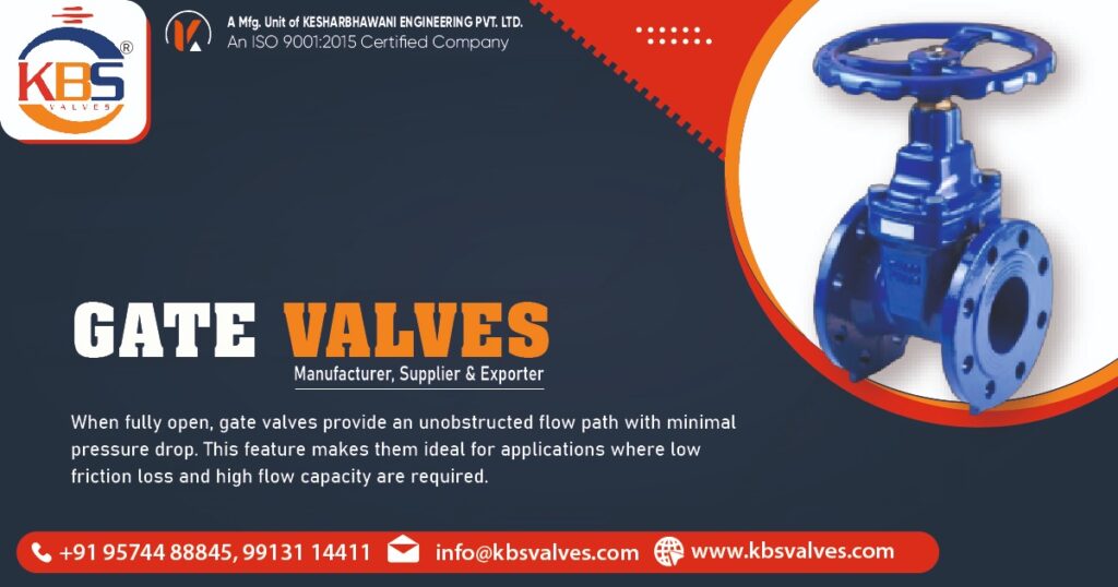 Supplier of Gate Valves in India