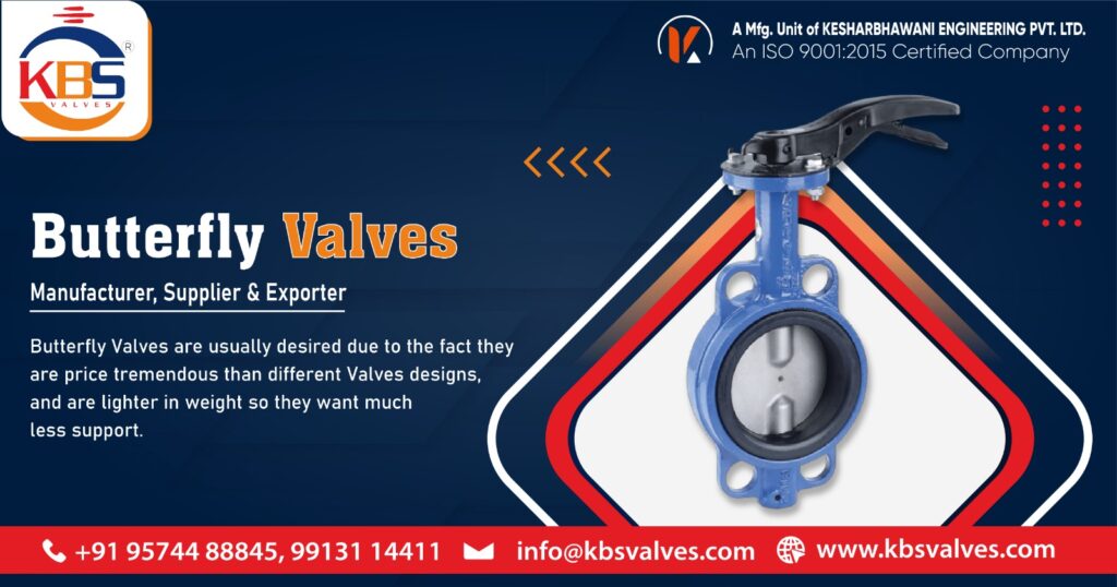 Supplier of Butterfly Valve in India