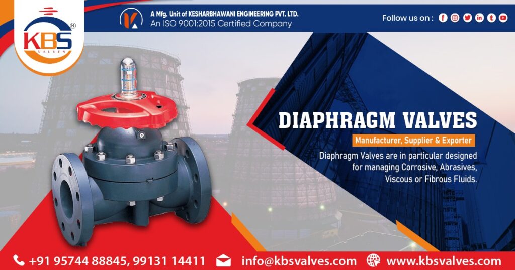 Diaphragm Valve Manufacturer and Exporter in India