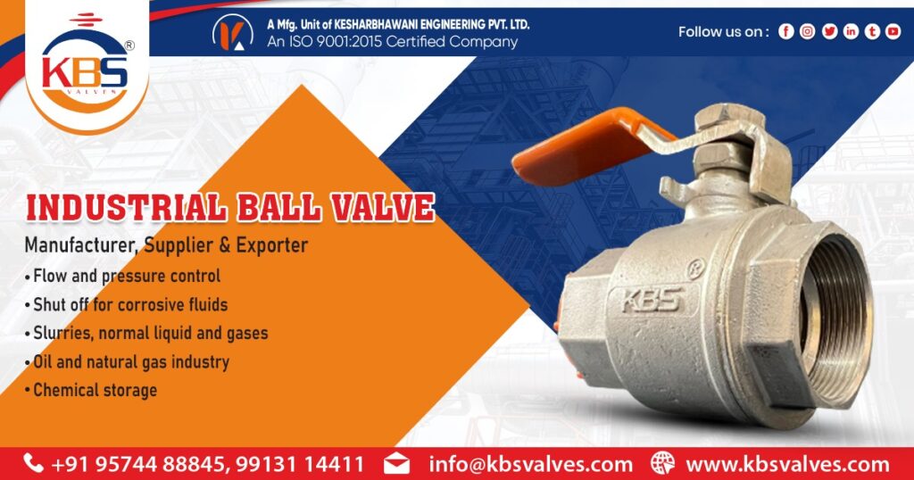 Industrial Ball Valves Manufacturer