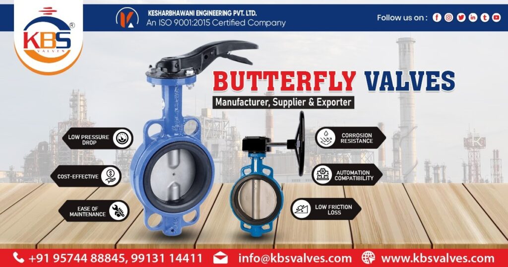 Supplier of Butterfly Valve in Rajasthan