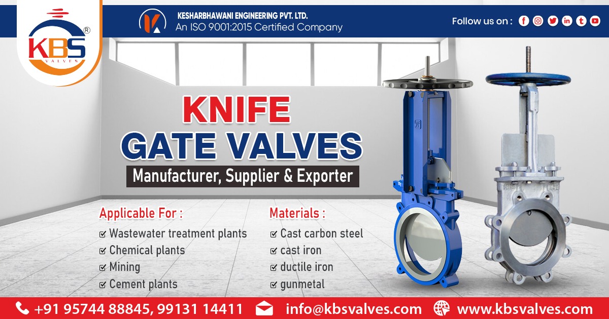 Supplier of Knife Gate Valve in Madhya Pradesh