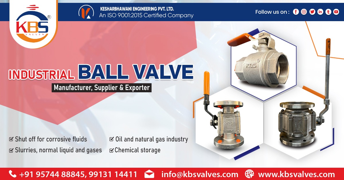 Supplier of Industrial Ball Valve in Karnataka