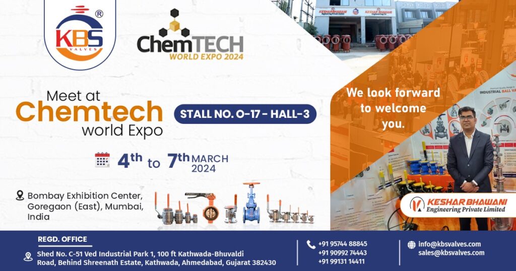 KBS Valves Participate in Chemtech Word Expo 2024