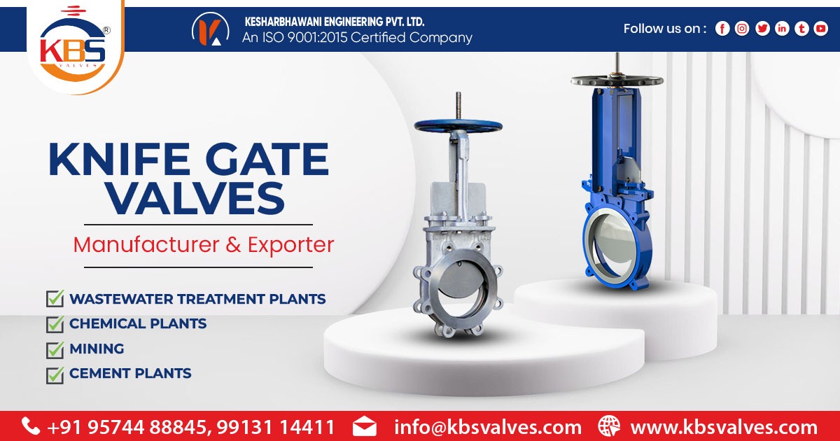 Supplier of Knife Gate Valve in Bhopal