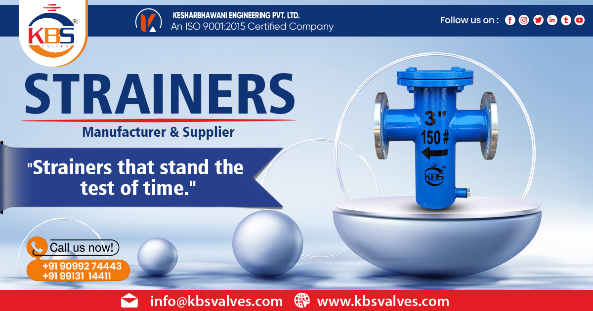 Supplier of Strainers in Tamil Nadu