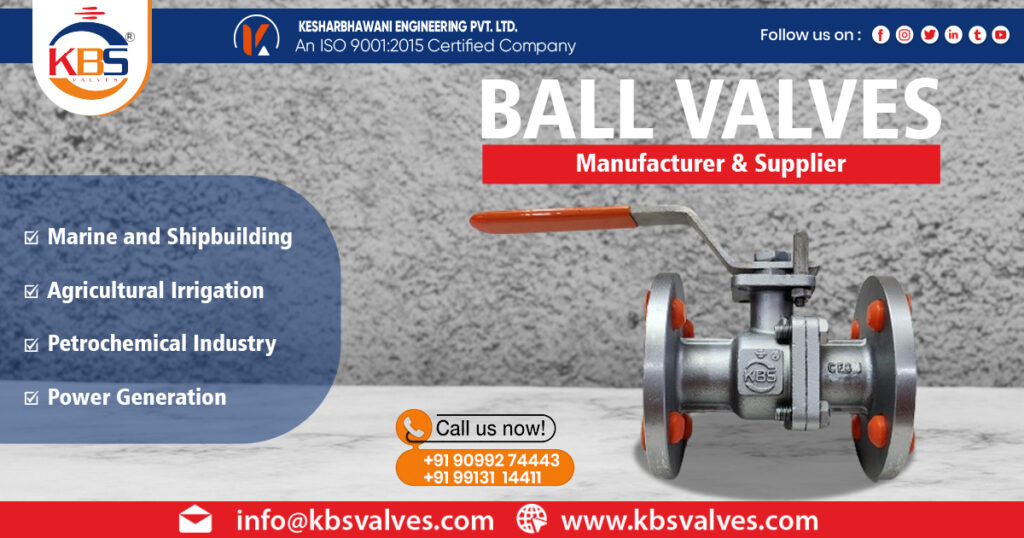 Supplier of Ball Valve in Madhya Pradesh