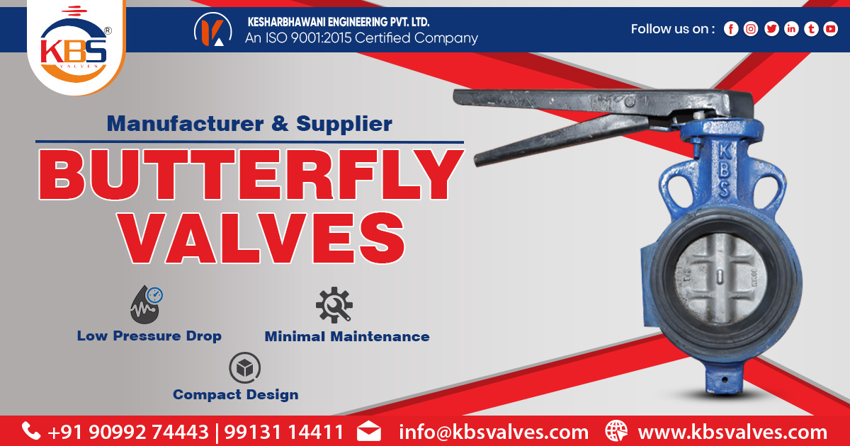 Supplier of Butterfly Valve in Maharashtra