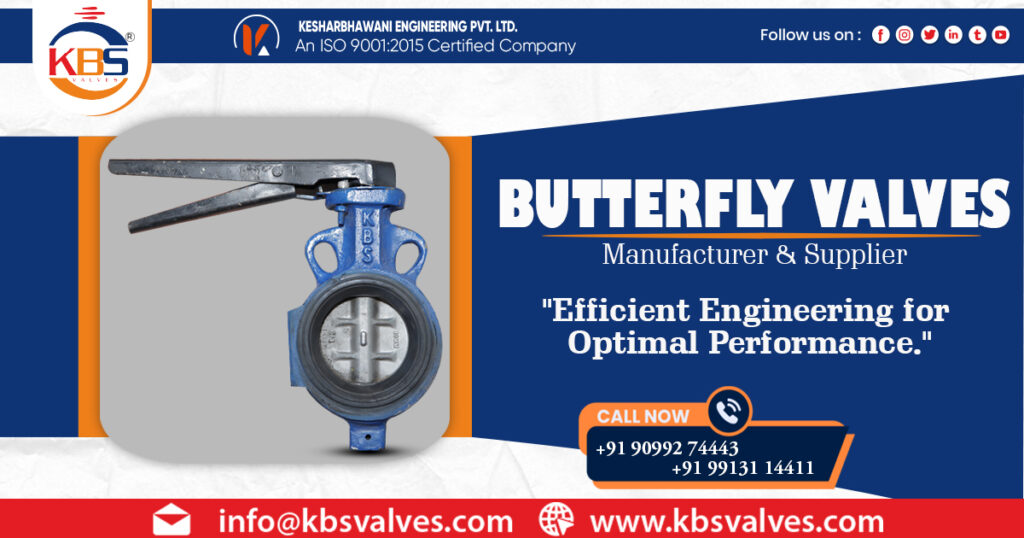 Supplier of Butterfly Valve in Punjab