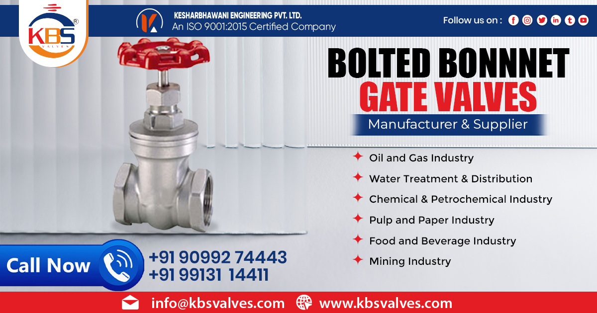 Supplier of Bolted Bonnet Gate Valve in Karnataka