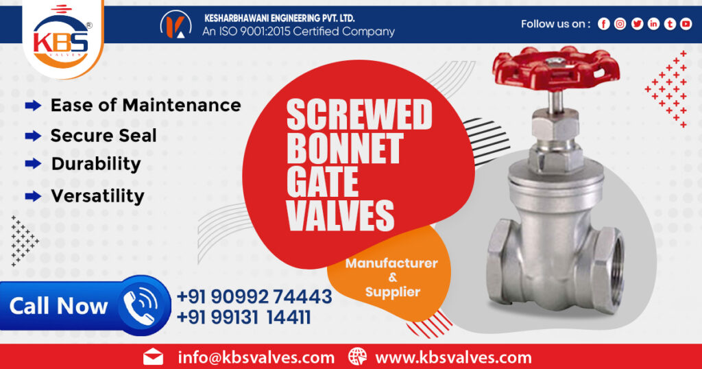 Supplier of Screwed Bonnet Gate Valve in Maharashtra