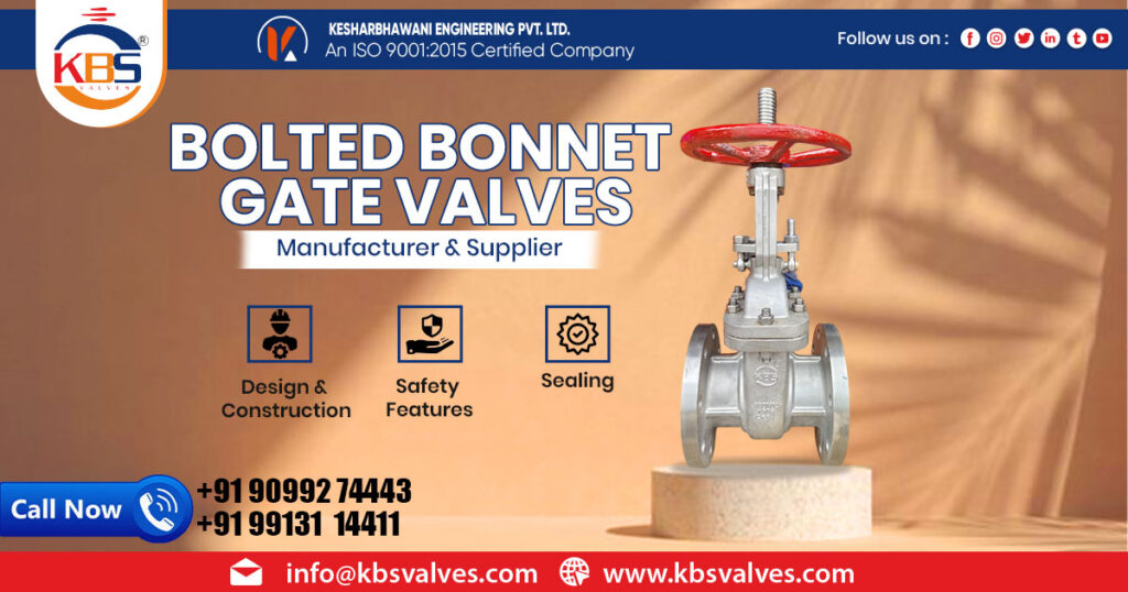 Supplier of Bolted Bonnet Gate Valve in Telangana