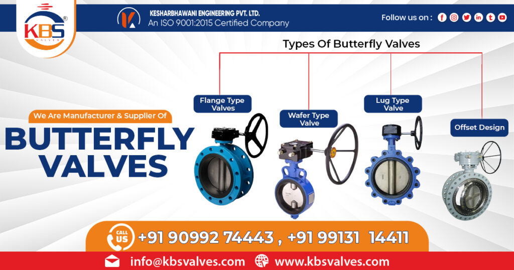 Butterfly Valves Manufacturers in India