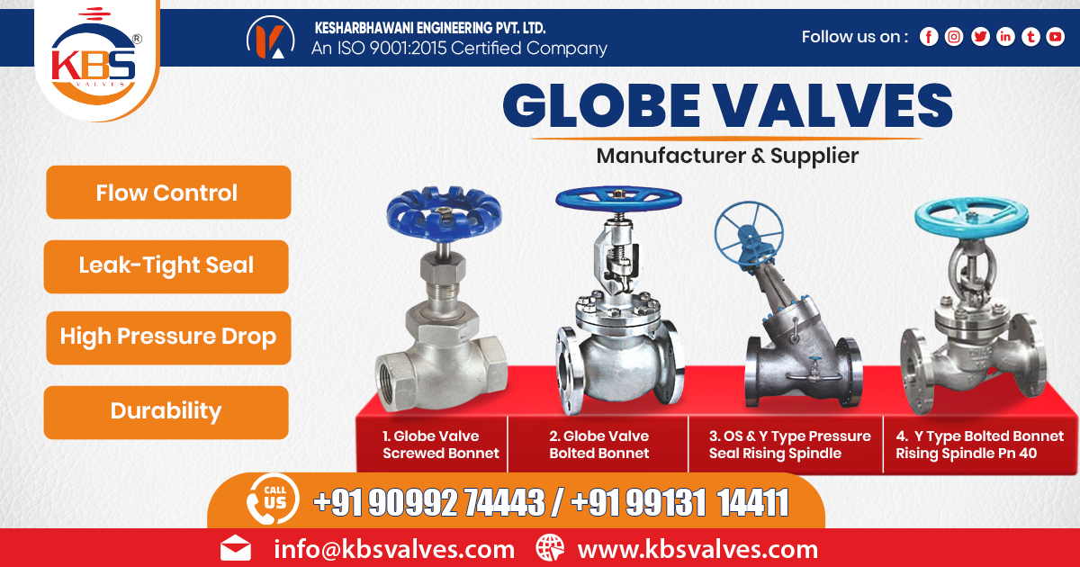 Supplier of Globe Valves in Jharkhand