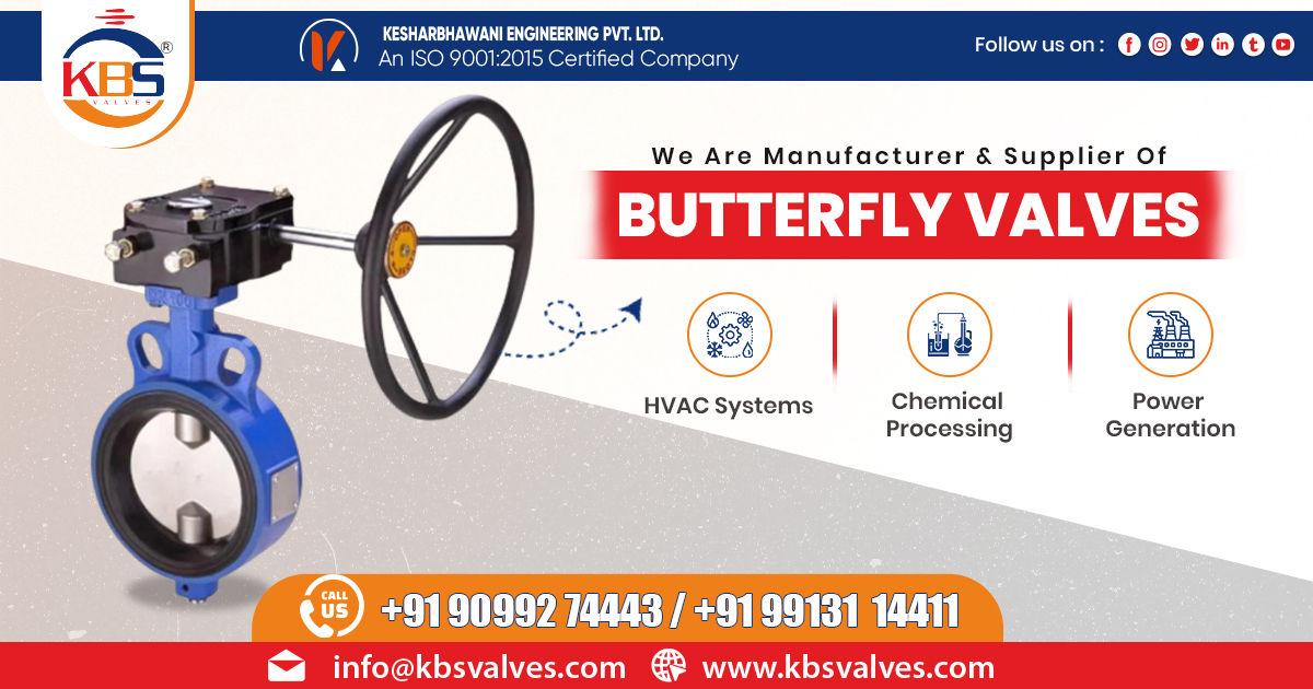 Supplier of Butterfly Valves in Telangana