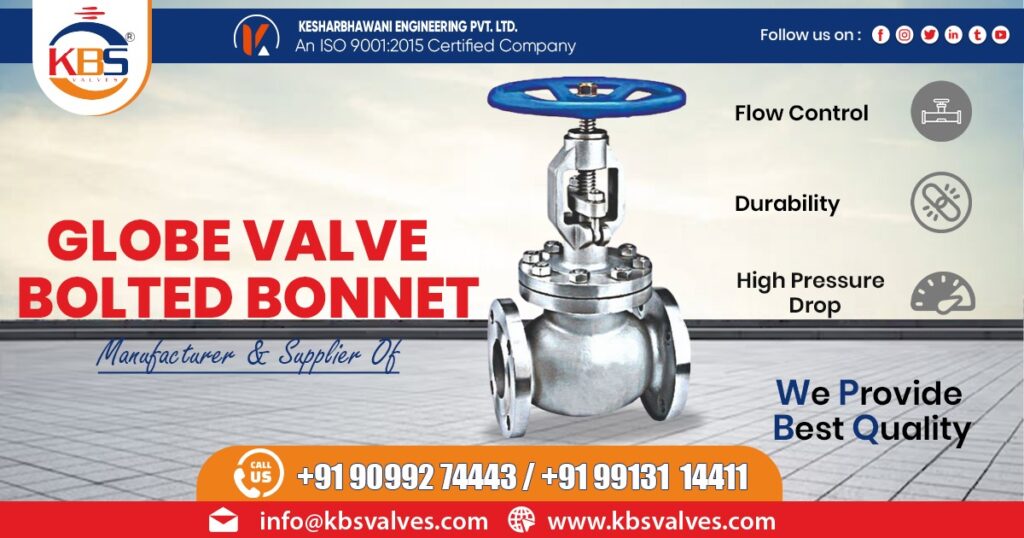 Bolted Bonnet Globe Valves in Jharkhand