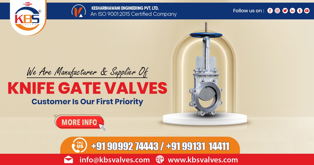 Supplier of Knife Gate Valve in Chhattisgarh