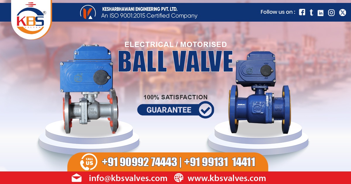 Supplier of Electric Motorized Ball Valve in Tamil Nadu