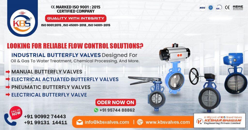 Exporter of Industrial Butterfly Valve in Japan