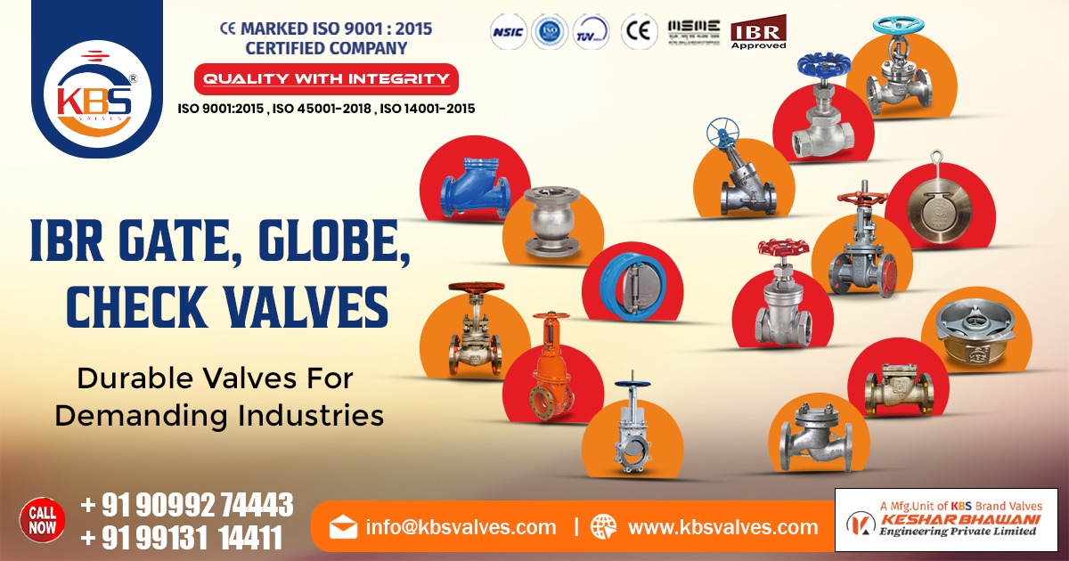 Gate Globe and Check Valves in UAE